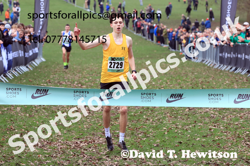 Mens Under-20s 2026 UK CAU Inter Counties Cross Country, Wollaton Park, Nottingham. Photo: David T. Hewitson/Sports for All Pics